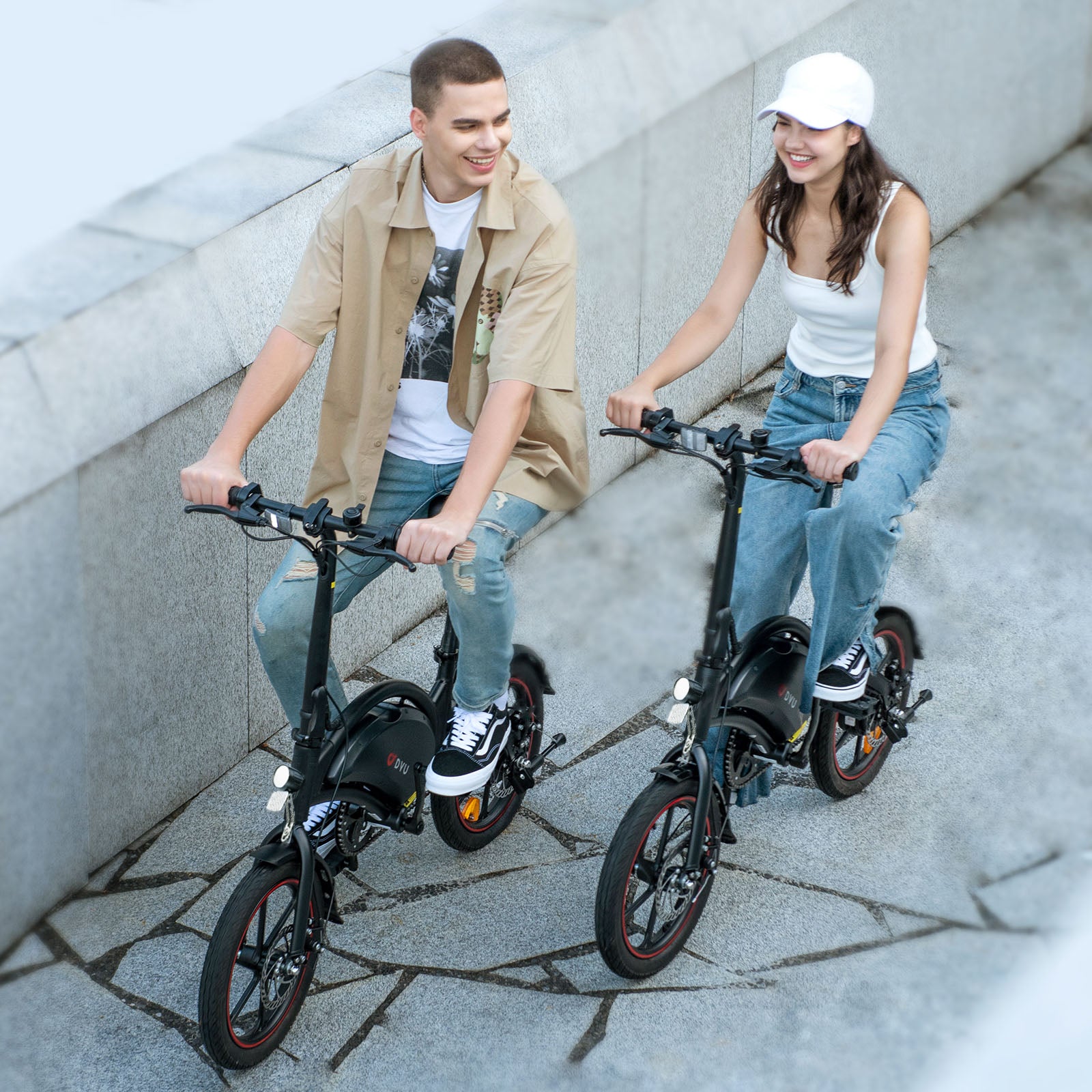DYU D3S 14 Inch: Xe đạp trợ lực mini gấp gọn, lý tưởng cho đô thị DYU D3S 14 Inch: Xe đạp trợ lực mini gấp gọn, lý tưởng cho đô thị