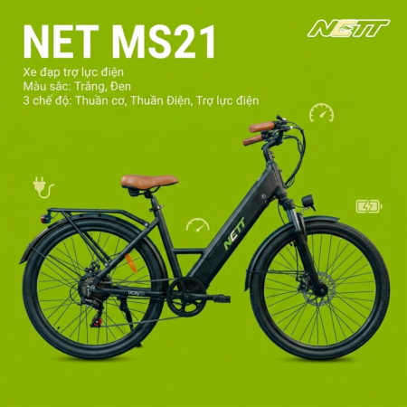 Xe đạp trợ lực điện NETT MS21
