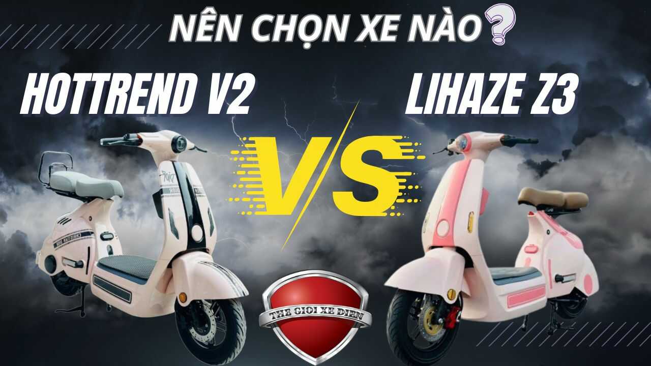 So sánh xe đạp điện Hottrend V2 và Lihaze Z3 - Nên Chọn Xe Nào 2025?